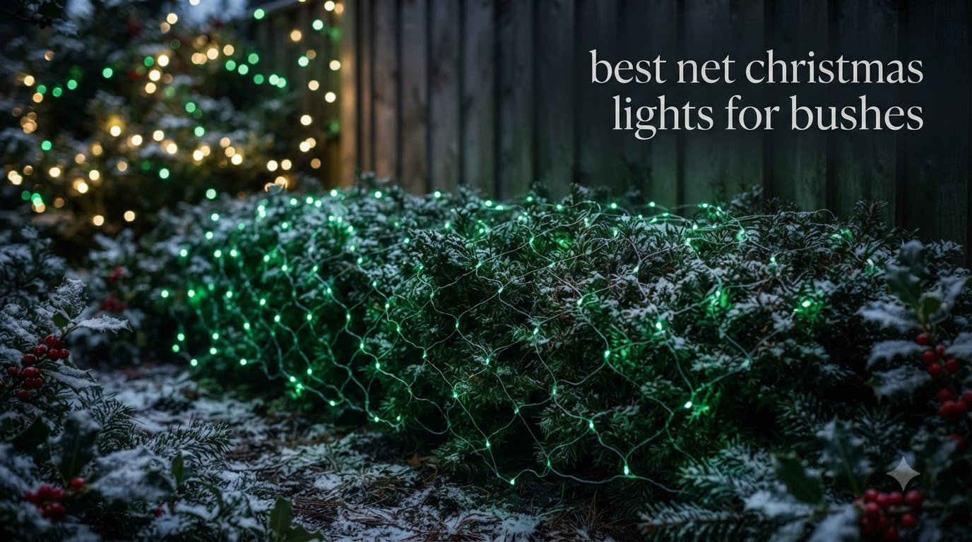 best net christmas lights for bushes
