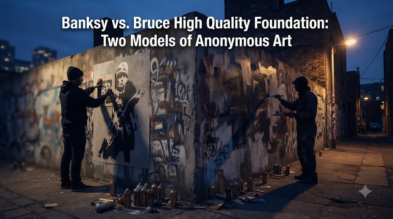 Banksy vs. Bruce High Quality Foundation: Two Models of Anonymous Art