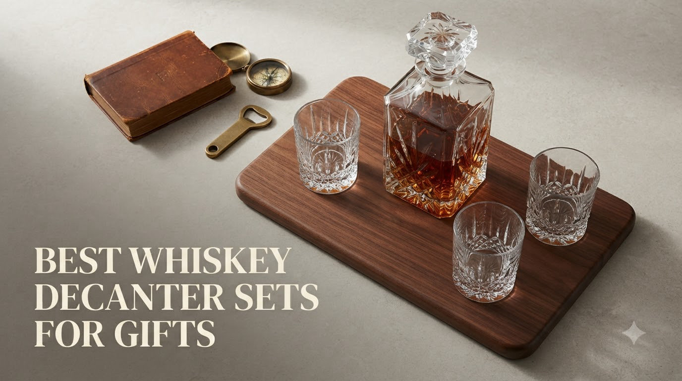 best whiskey decanter sets for gifts