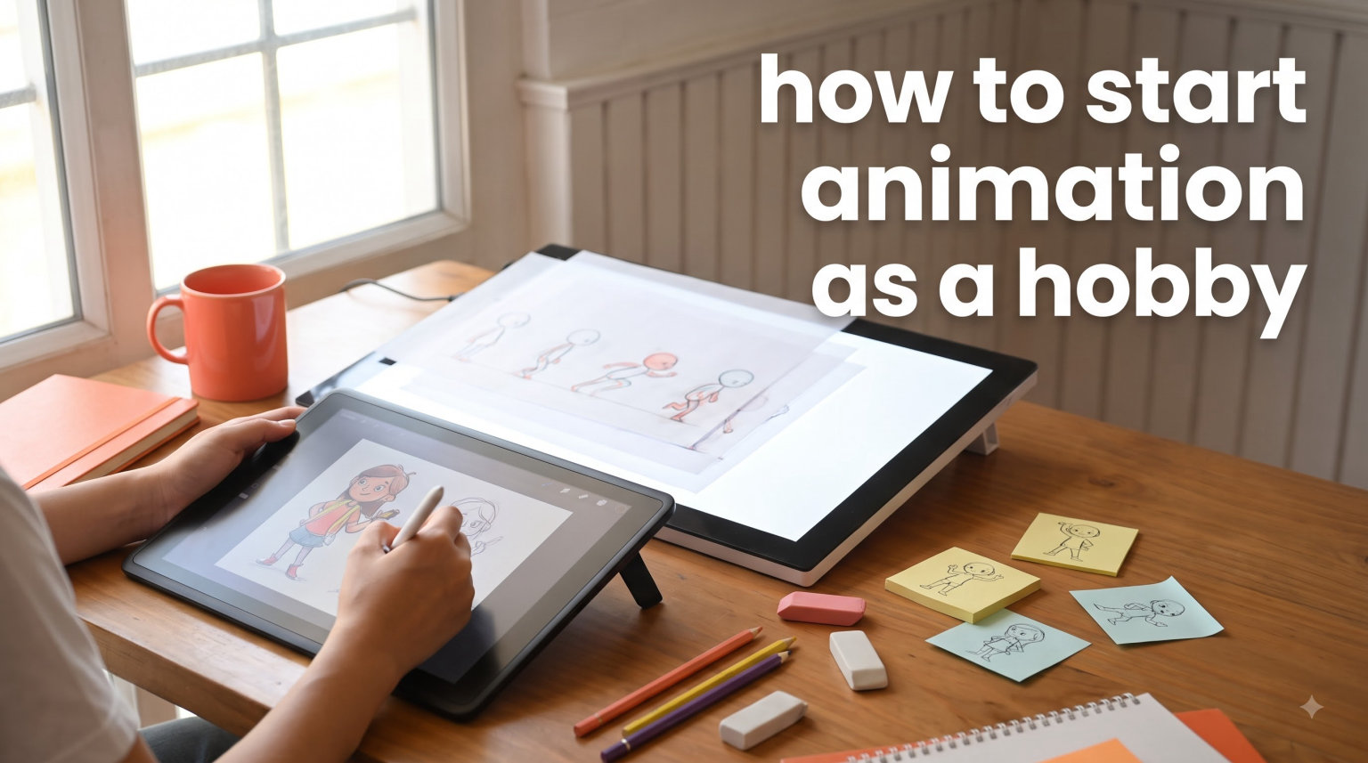 how to start animation as a hobby