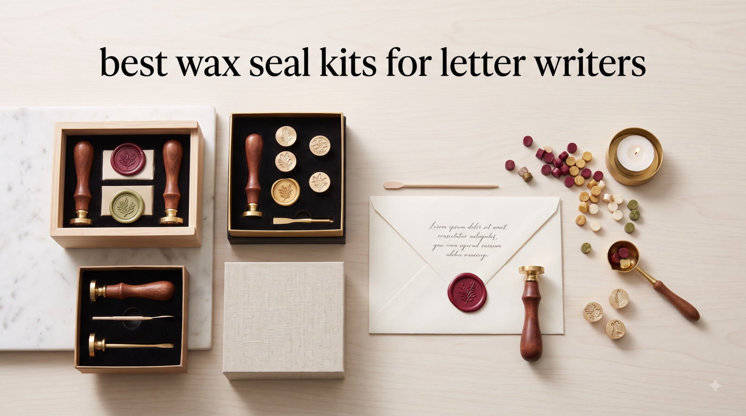 best wax seal kits for letter writers