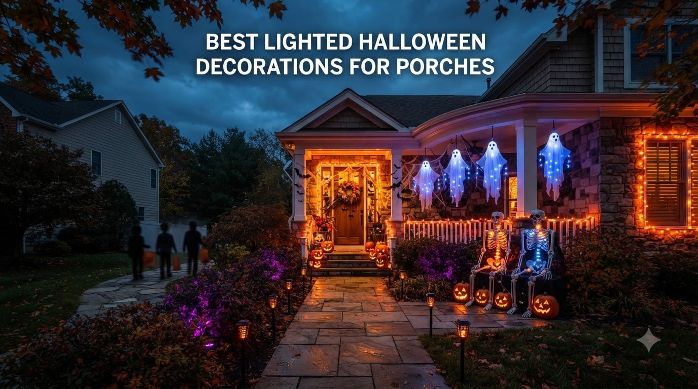 best lighted halloween decorations for porches