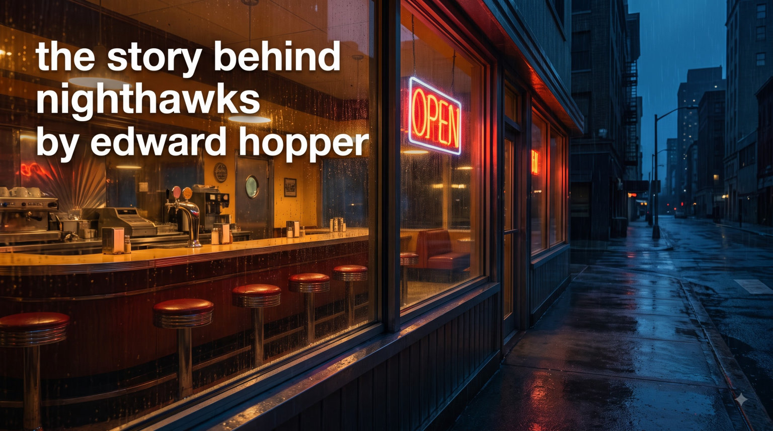 the story behind nighthawks by edward hopper