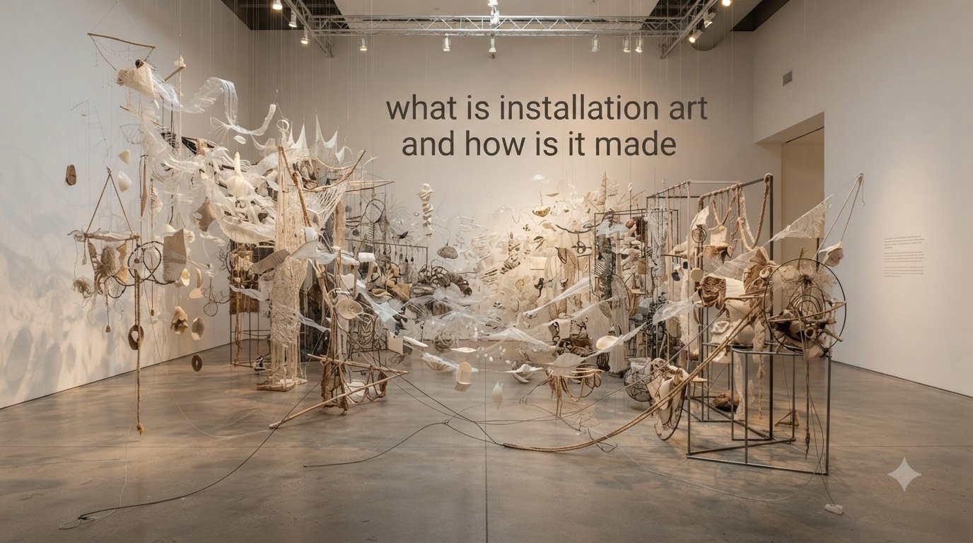 what is installation art and how is it made