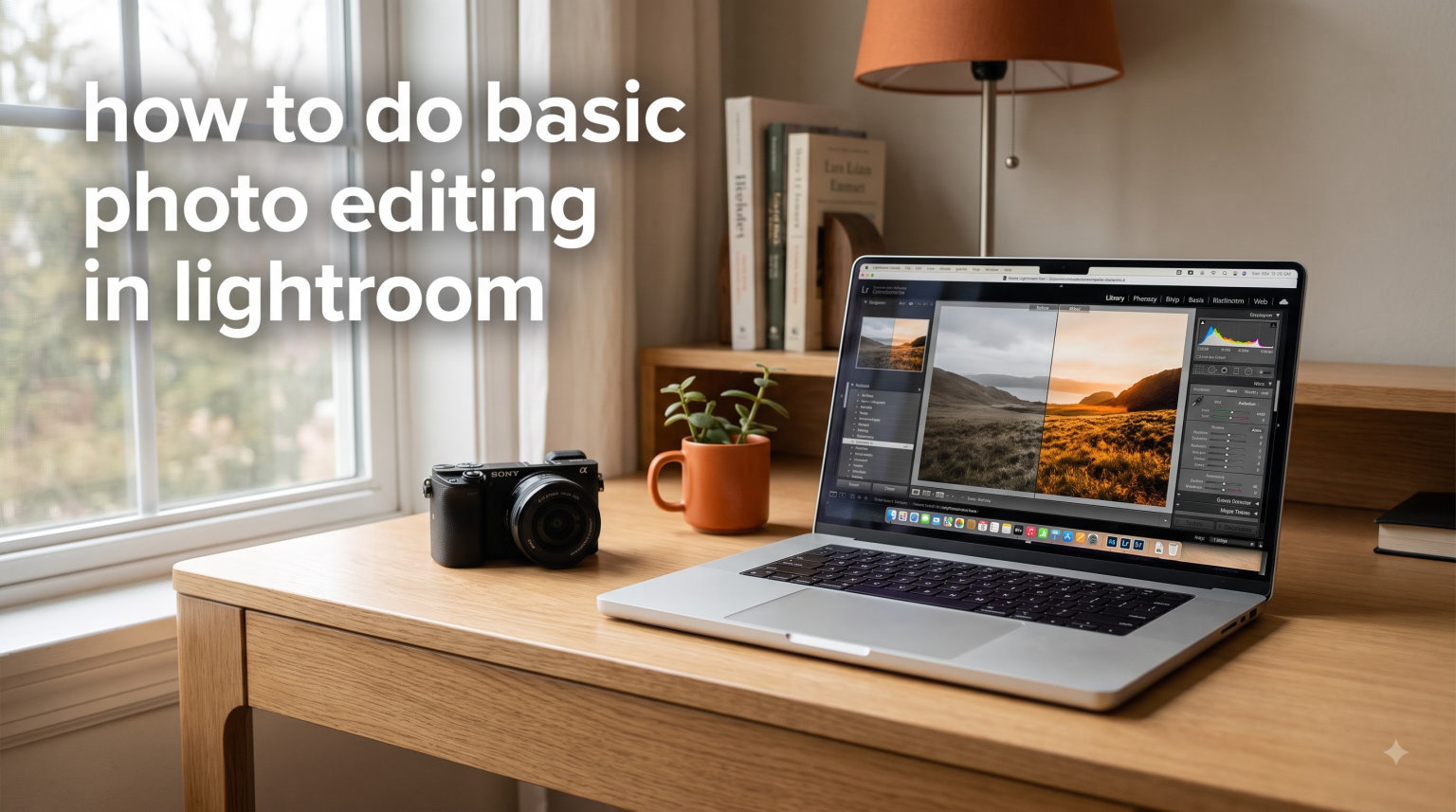 how to do basic photo editing in lightroom