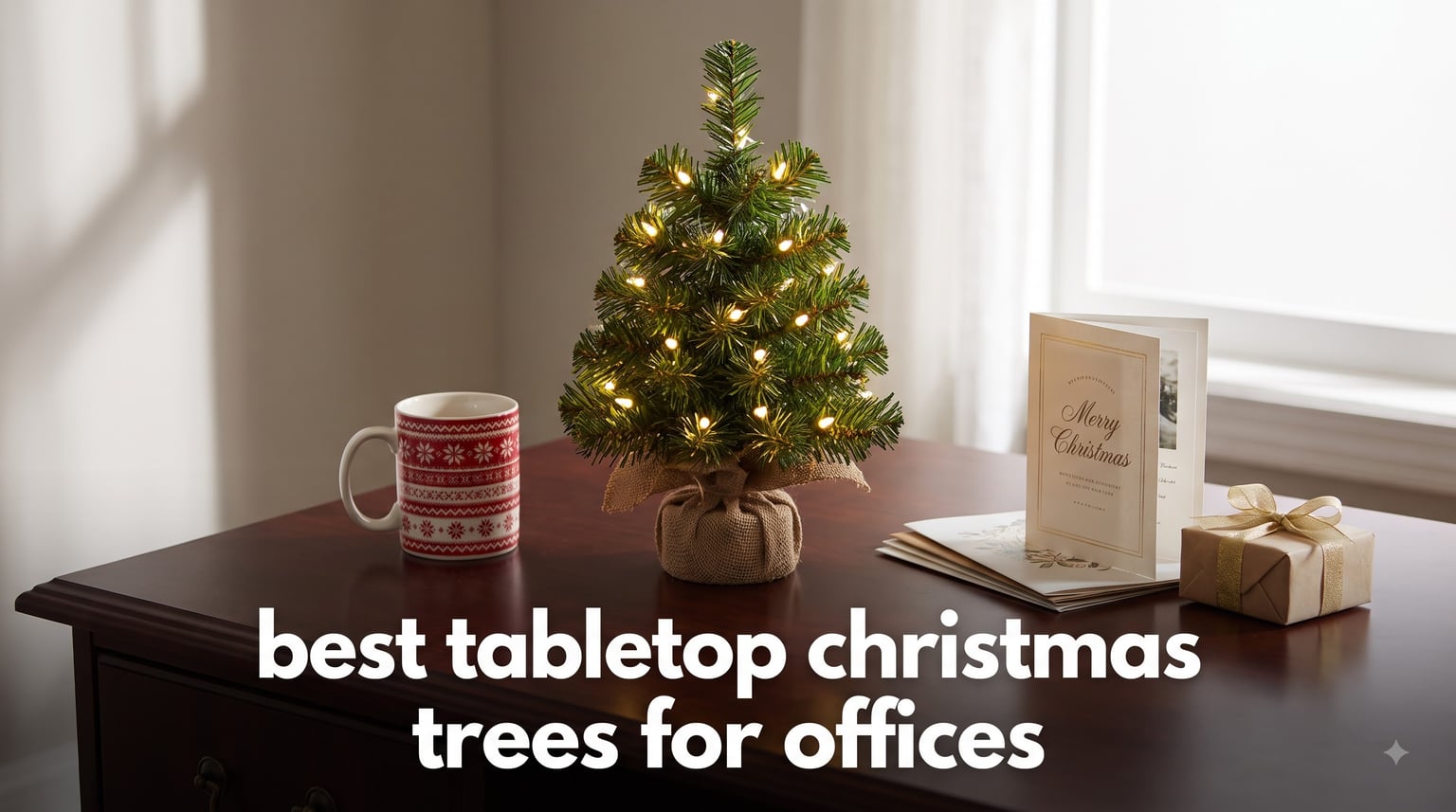 best tabletop christmas trees for offices