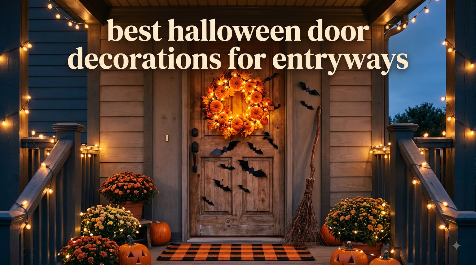 best halloween door decorations for entryways