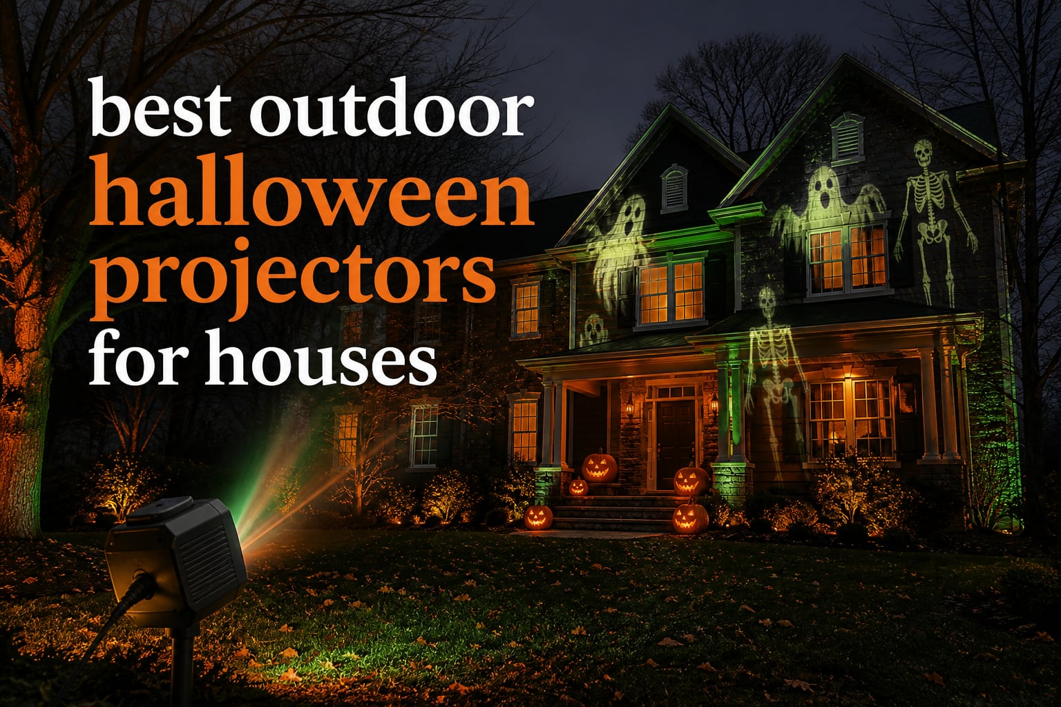 best outdoor halloween projectors for houses