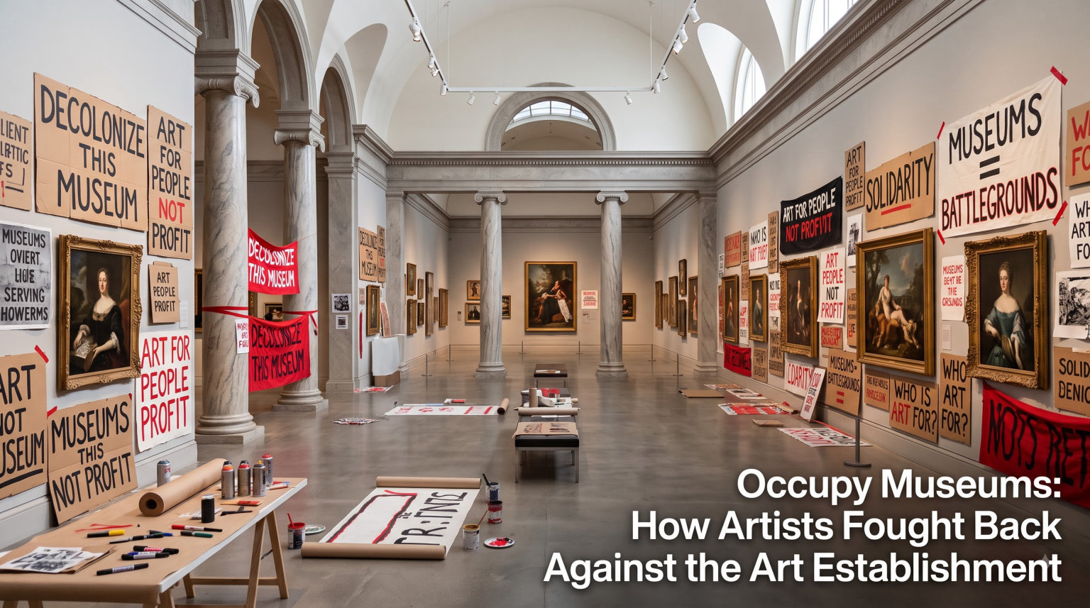 Occupy Museums: How Artists Fought Back Against the Art Establishment
