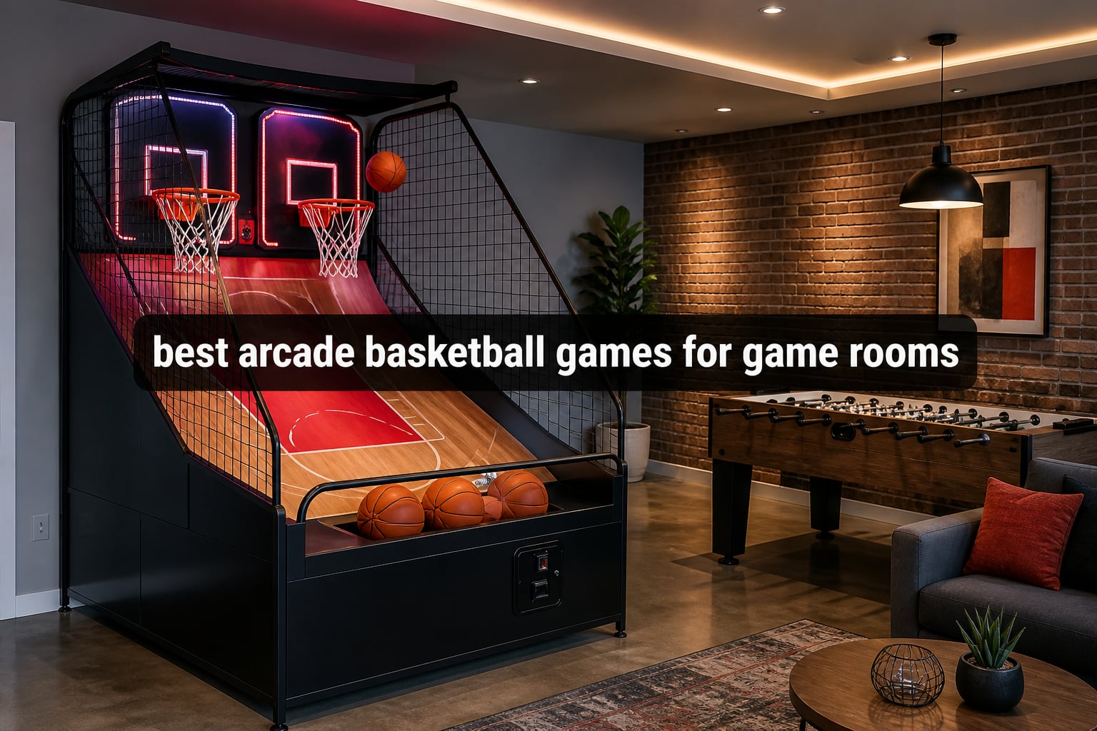 best arcade basketball games for game rooms