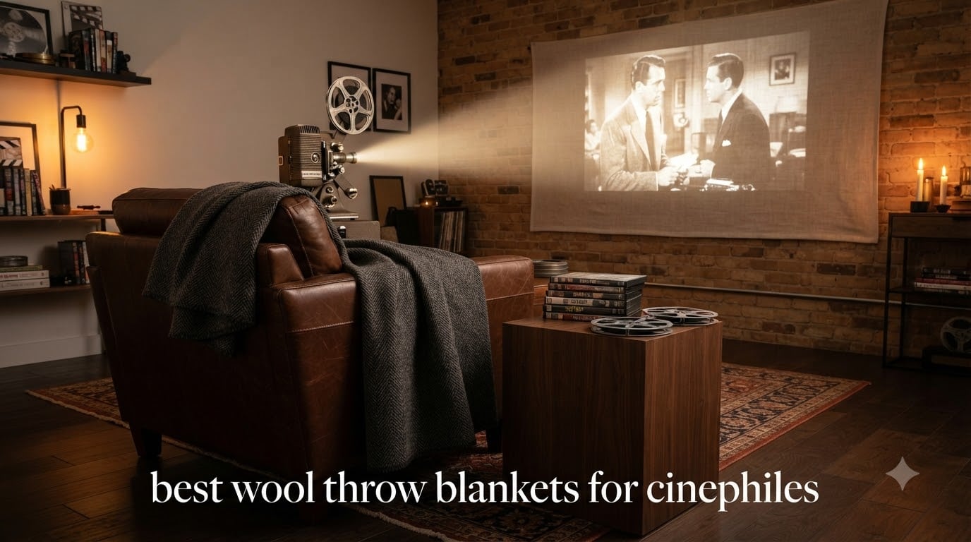 best wool throw blankets for cinephiles