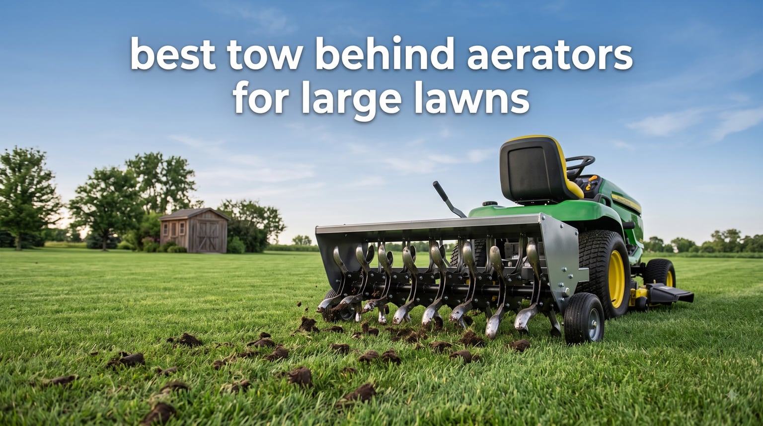 best tow behind aerators for large lawns