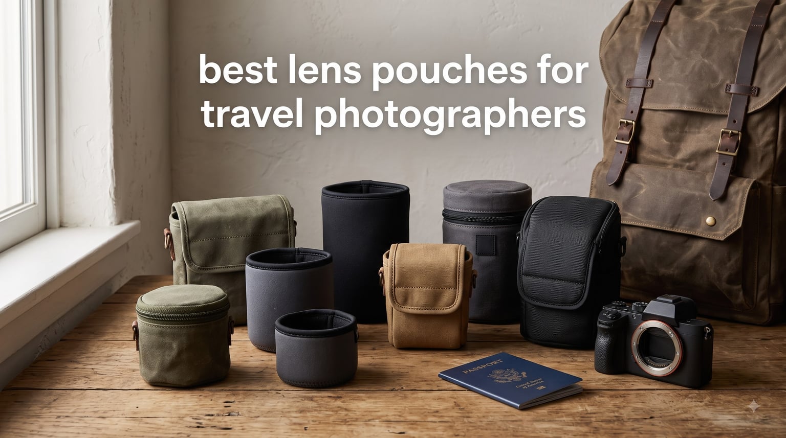 best lens pouches for travel photographers