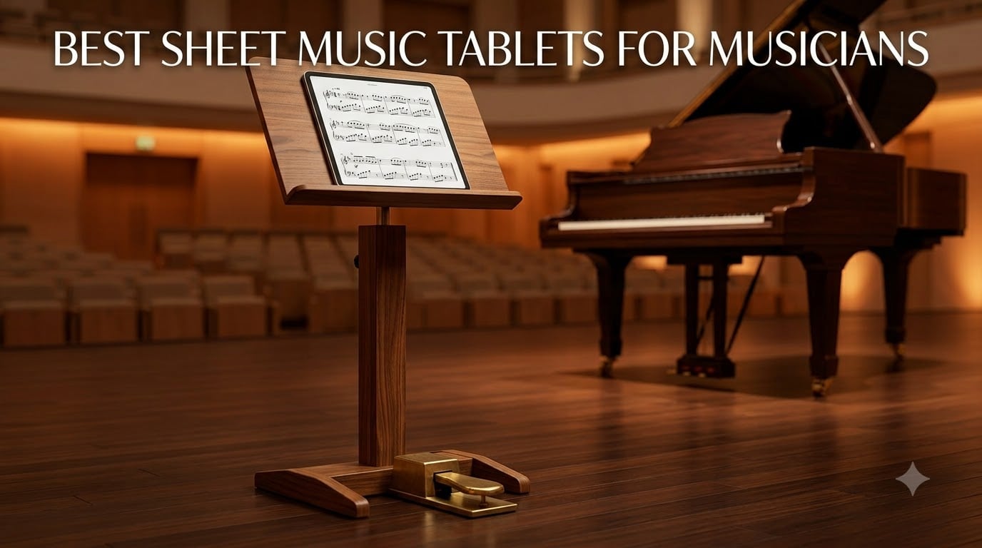 best sheet music tablets for musicians