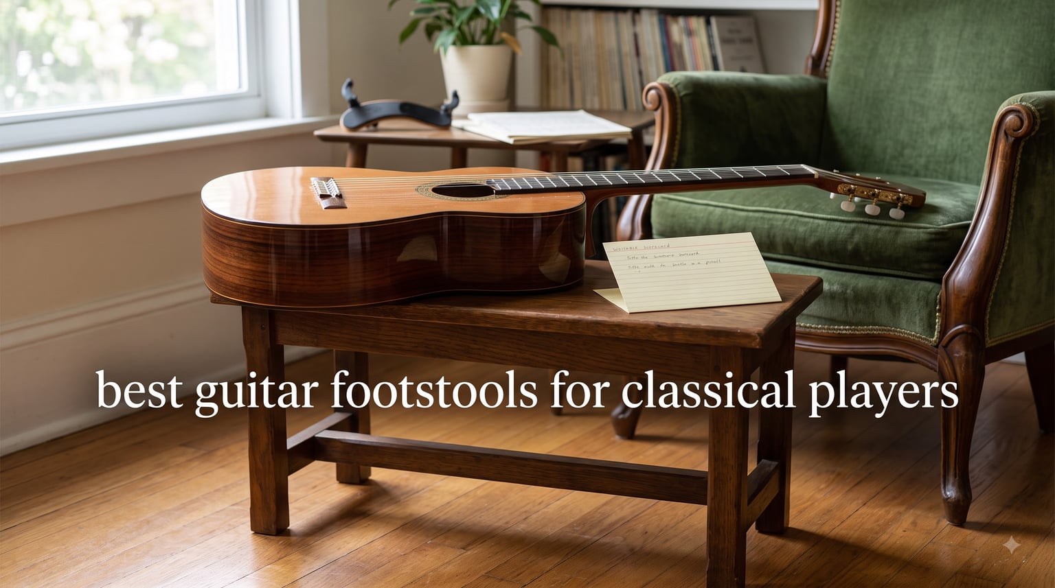 best guitar footstools for classical players