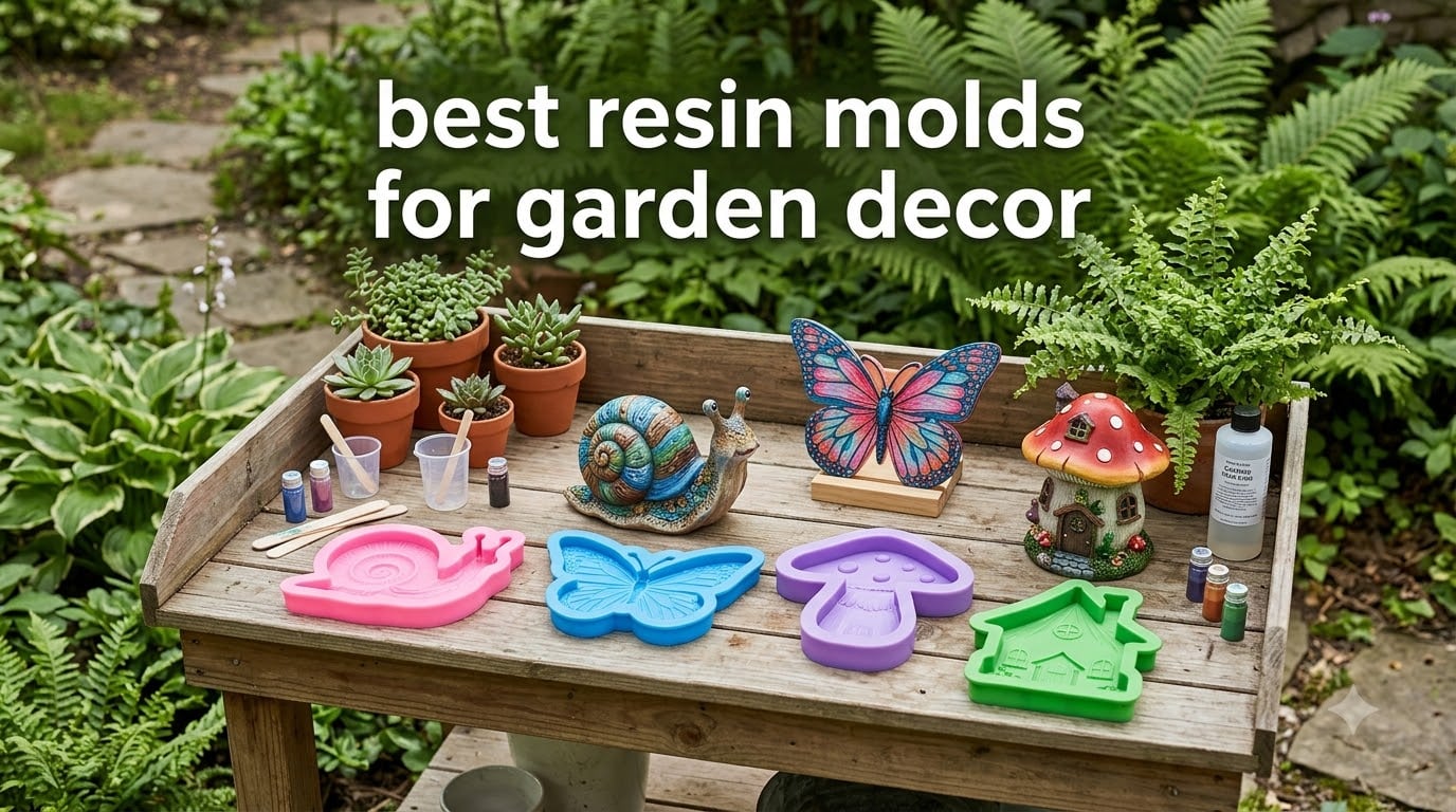 best resin molds for garden decor