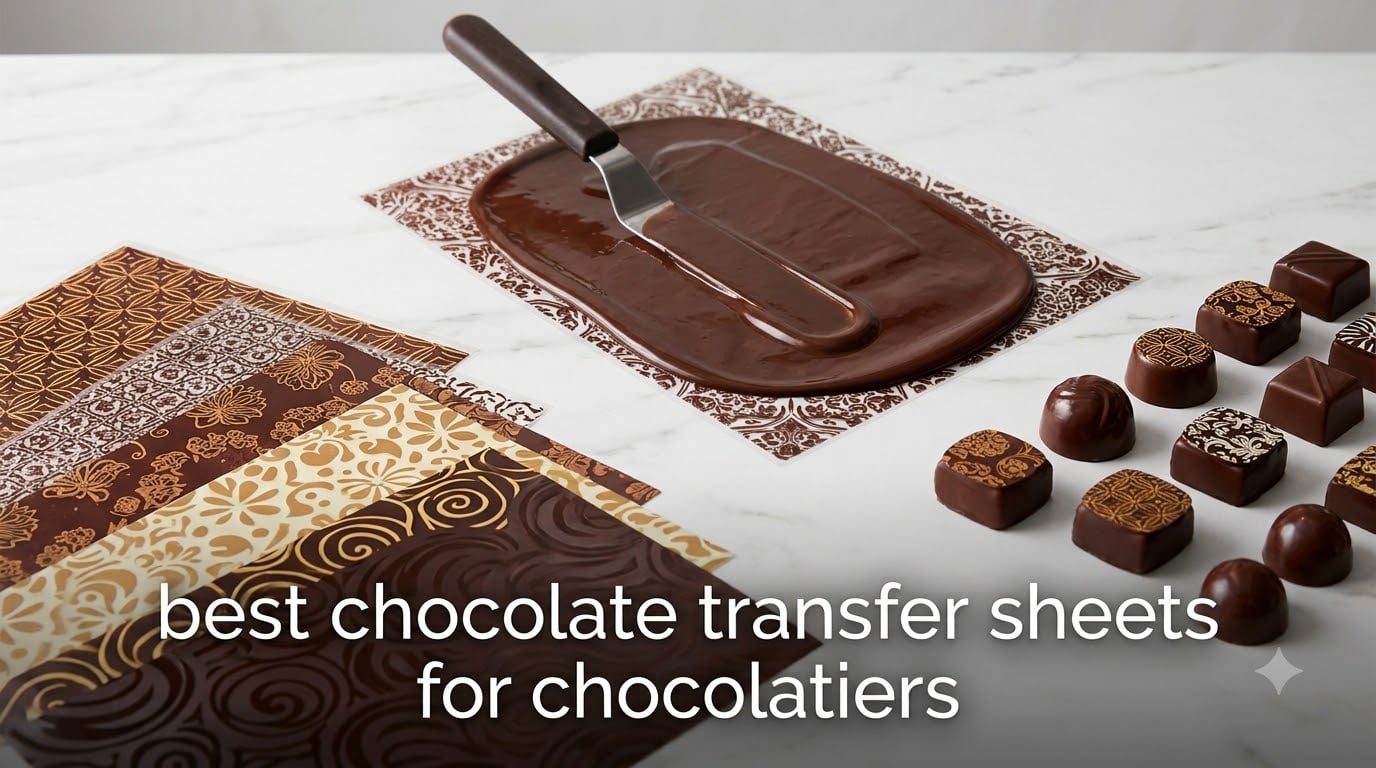 best chocolate transfer sheets for chocolatiers