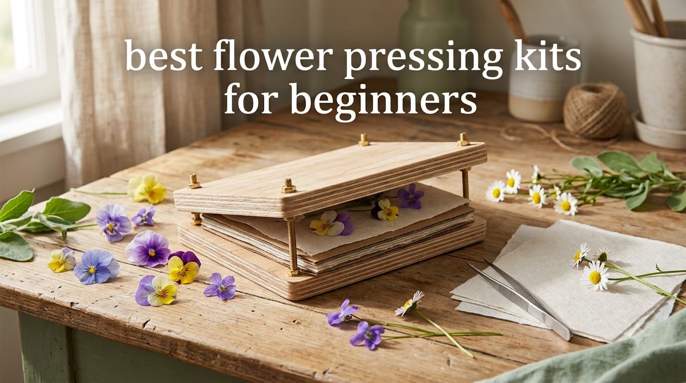 best flower pressing kits for beginners
