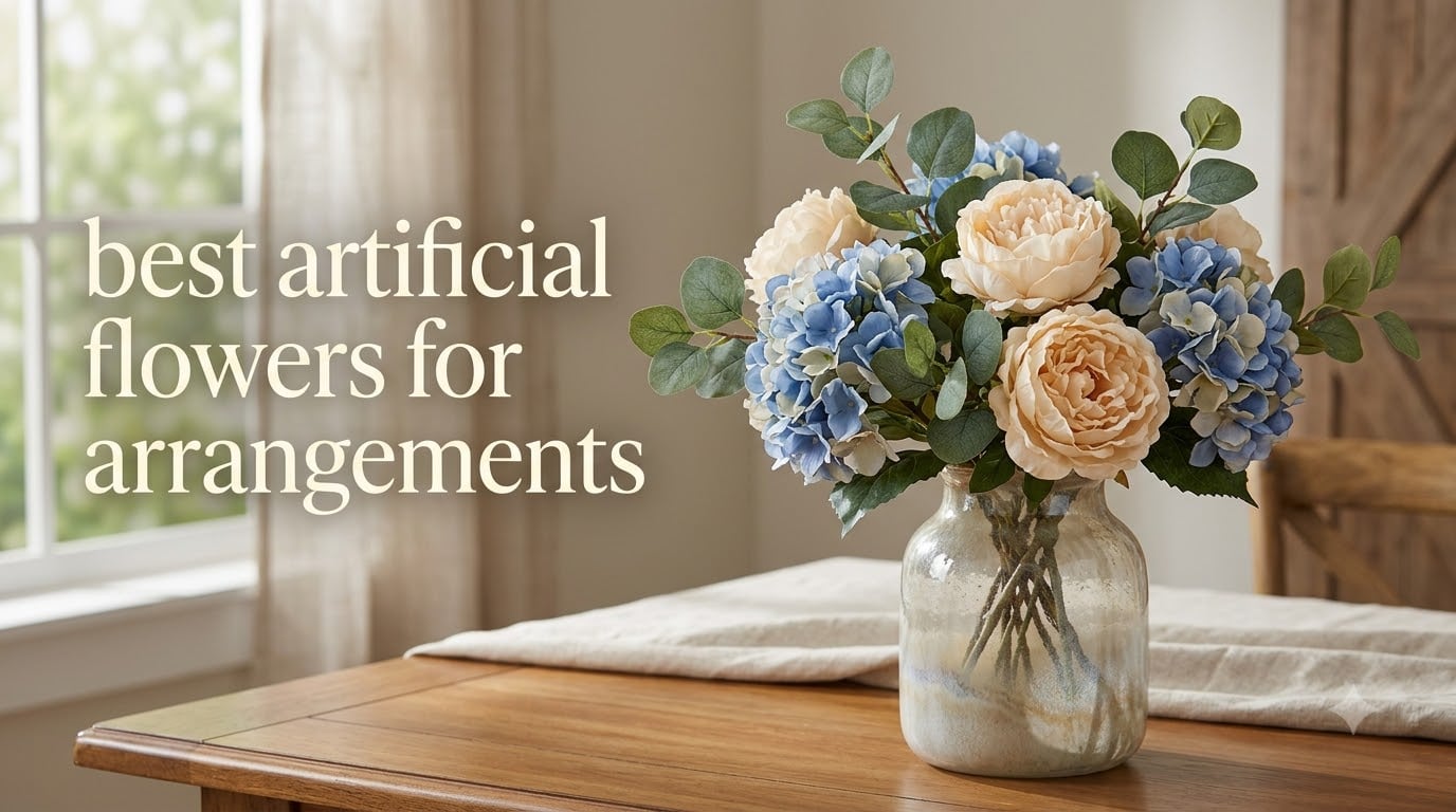 best artificial flowers for arrangements