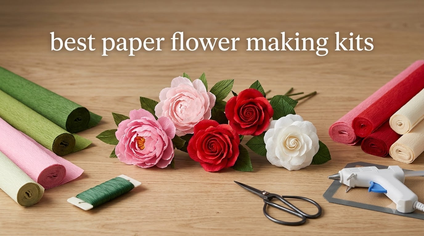best paper flower making kits