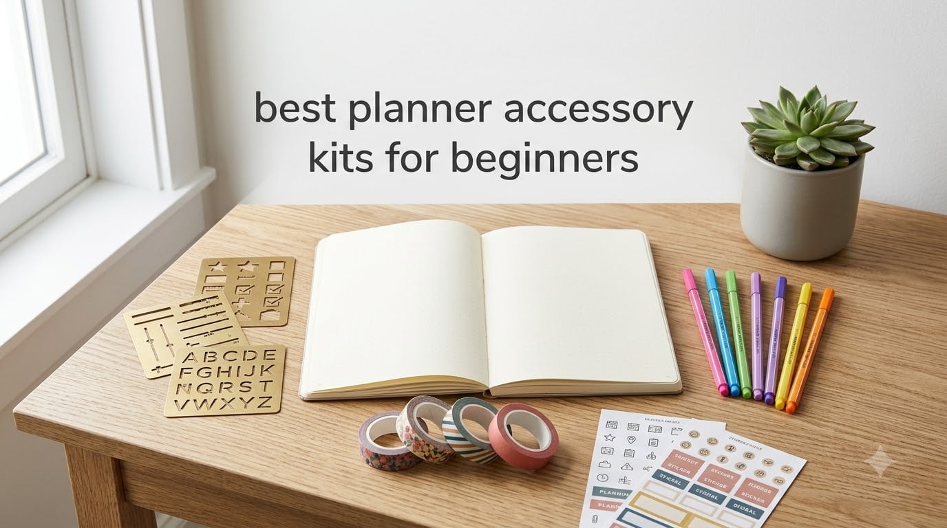 best planner accessory kits for beginners