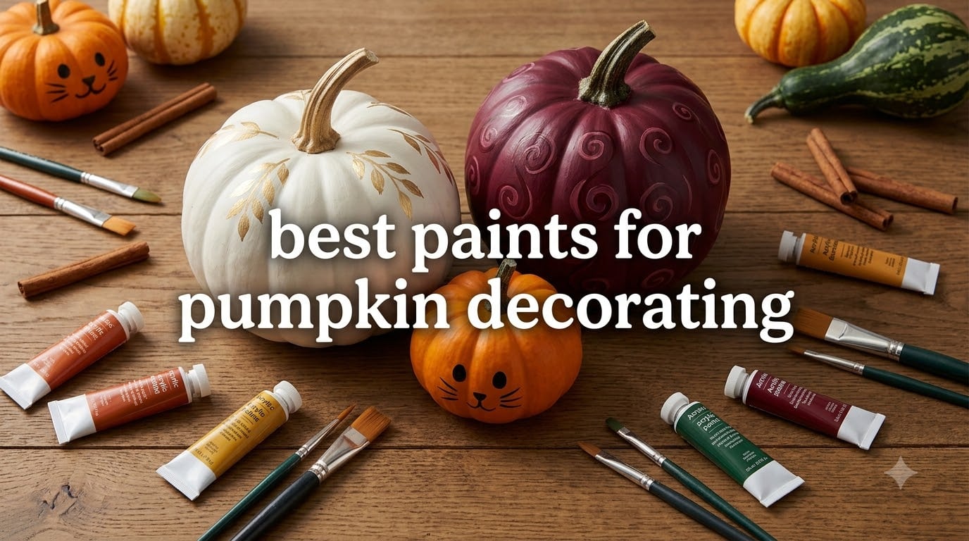 best paints for pumpkin decorating