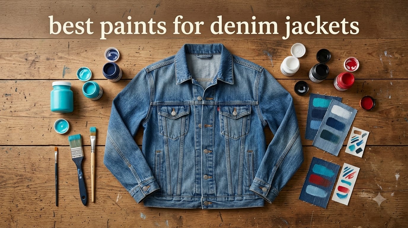 best paints for denim jackets