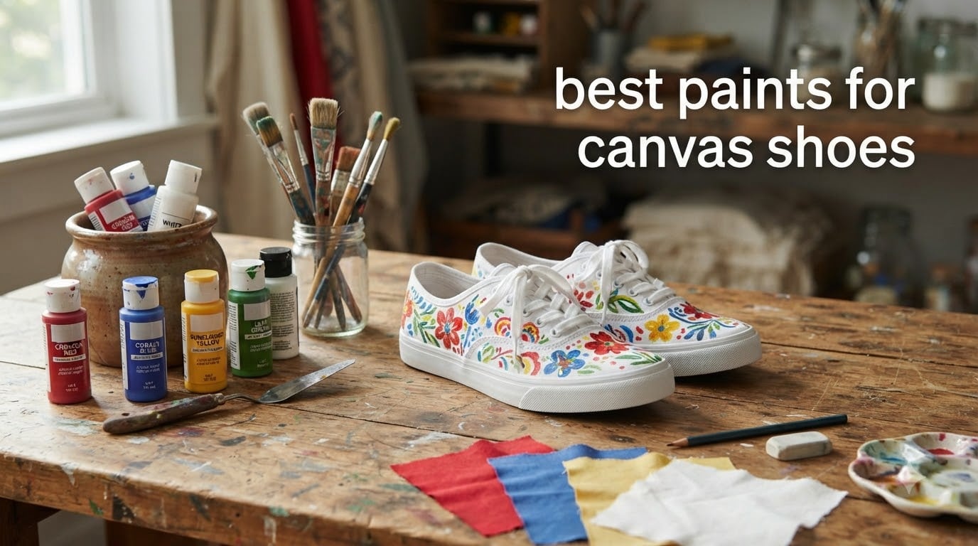 best paints for canvas shoes