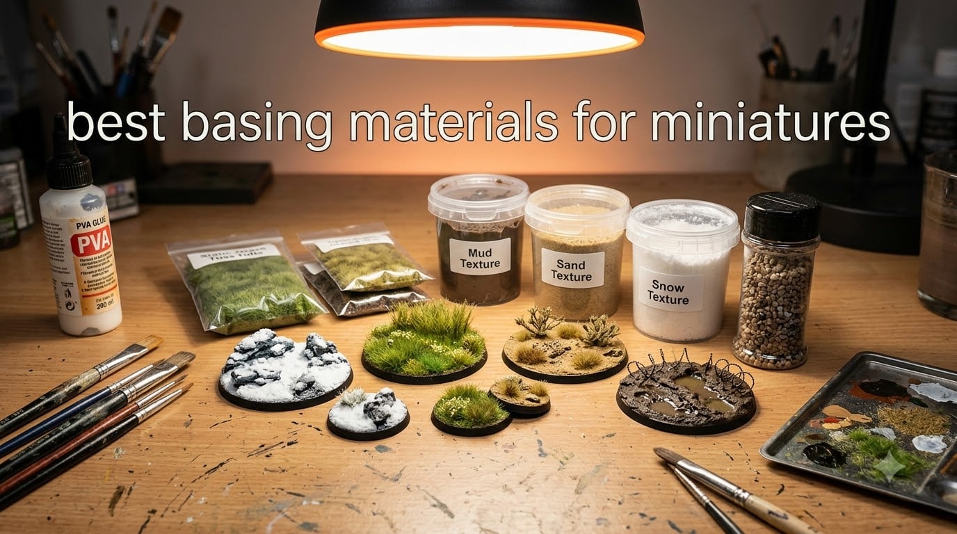 best basing materials for miniatures