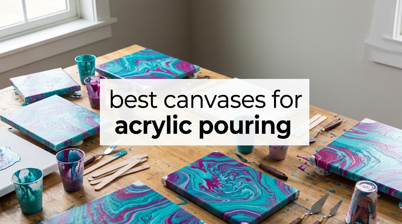 best canvases for acrylic pouring