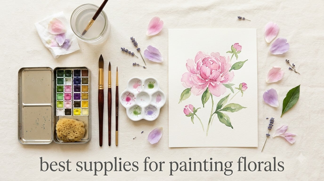 best supplies for painting florals