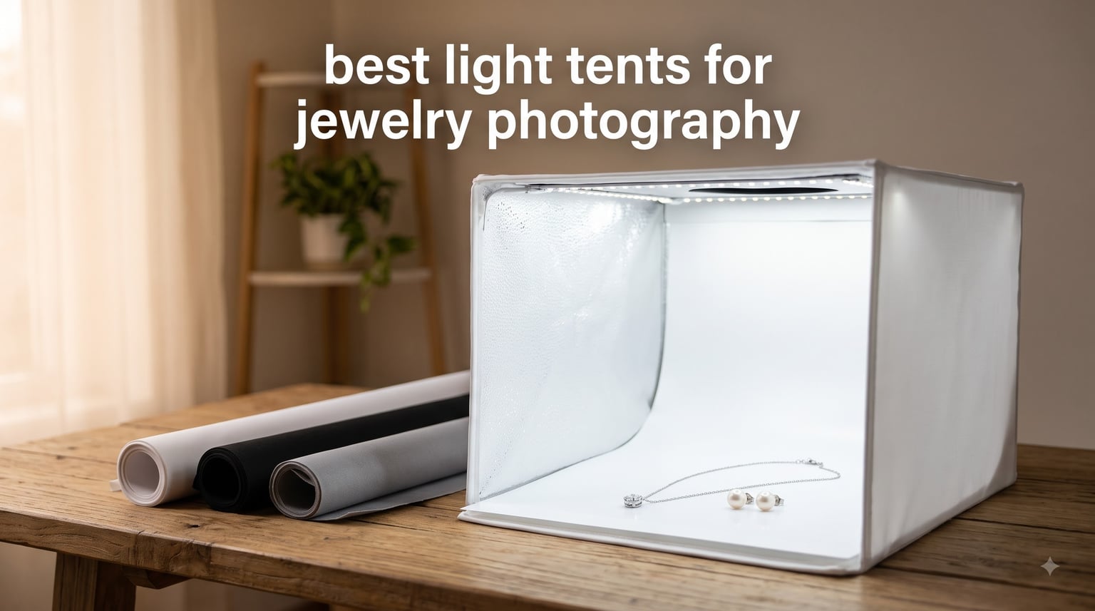 best light tents for jewelry photography