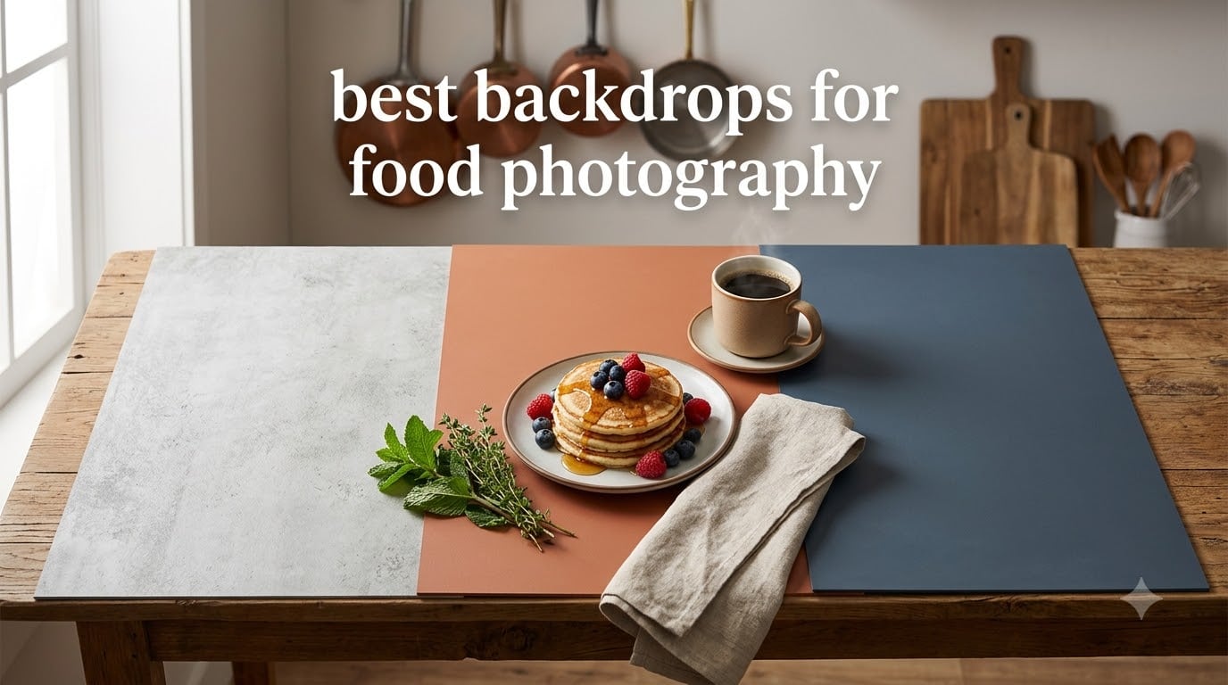 best backdrops for food photography