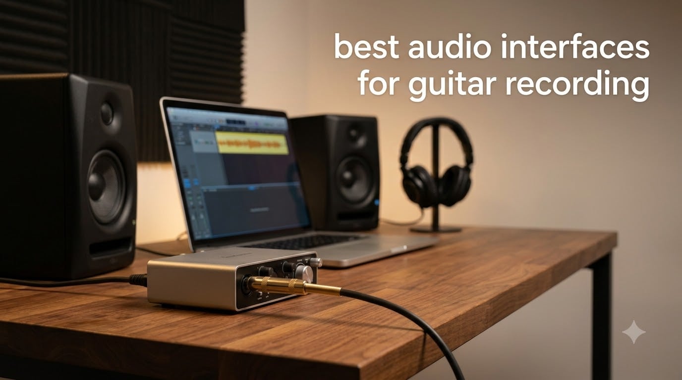 best audio interfaces for guitar recording