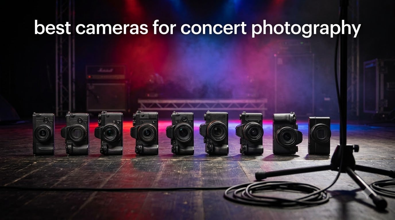 best cameras for concert photography