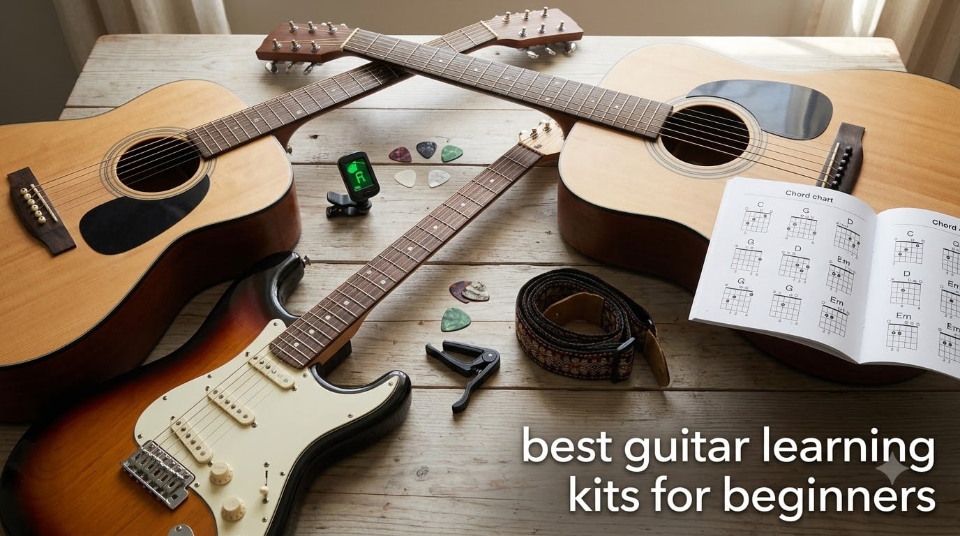 best guitar learning kits for beginners