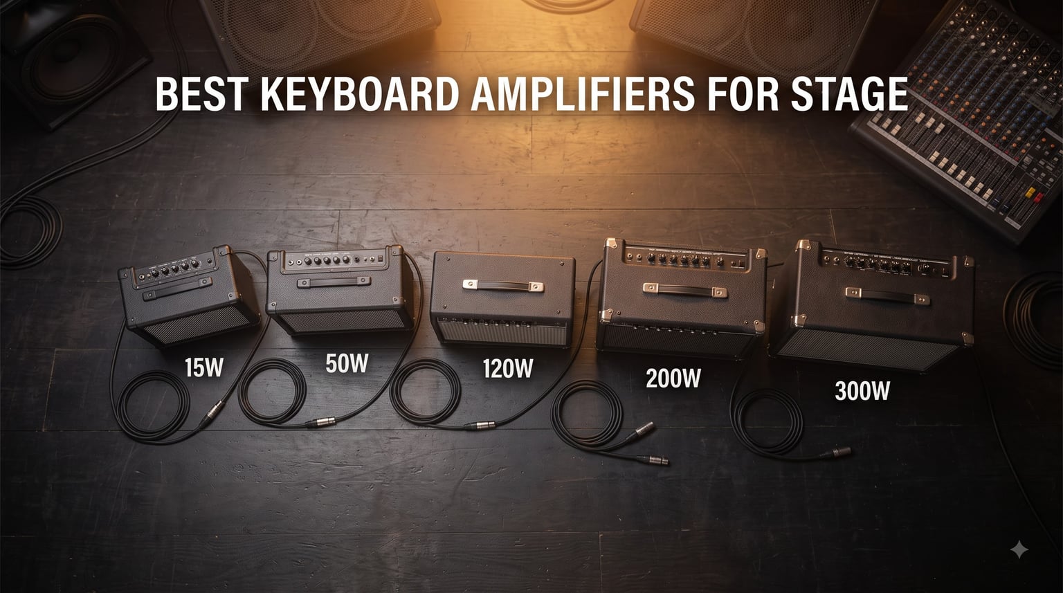 best keyboard amplifiers for stage