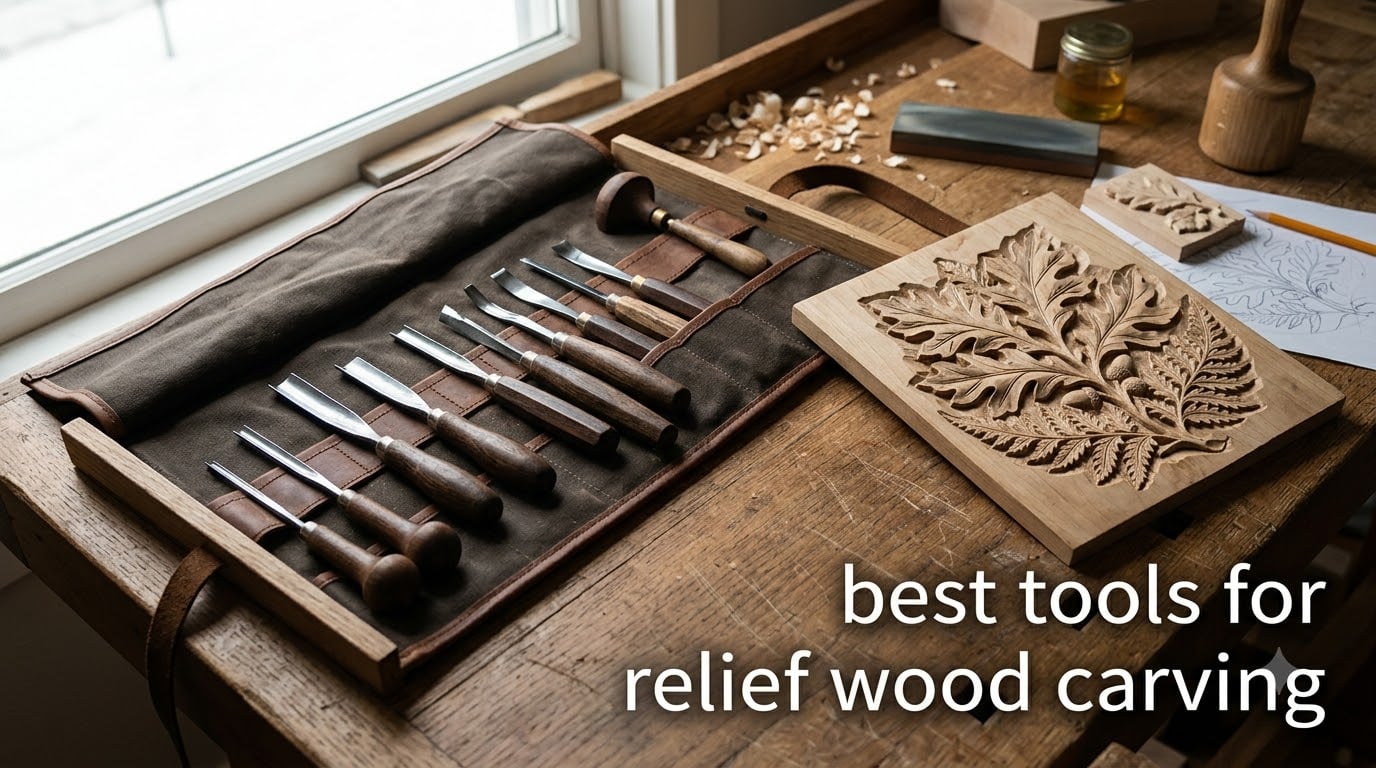 best tools for relief wood carving