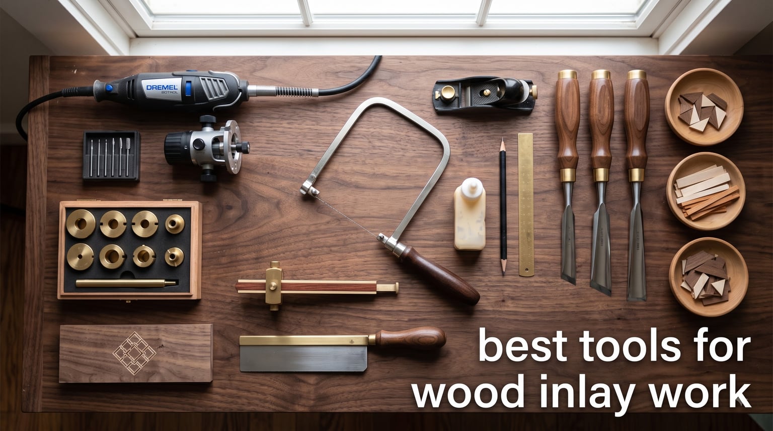 best tools for wood inlay work