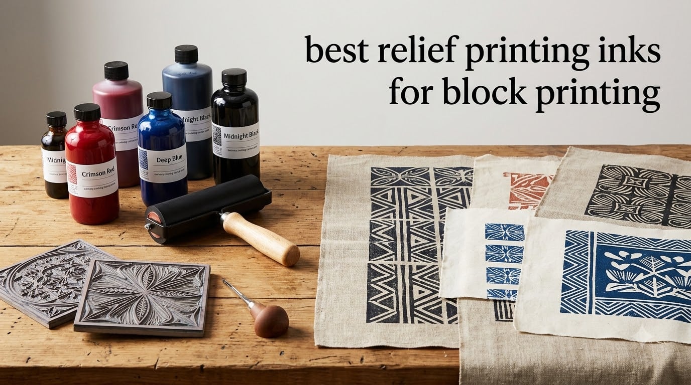 best relief printing inks for block printing
