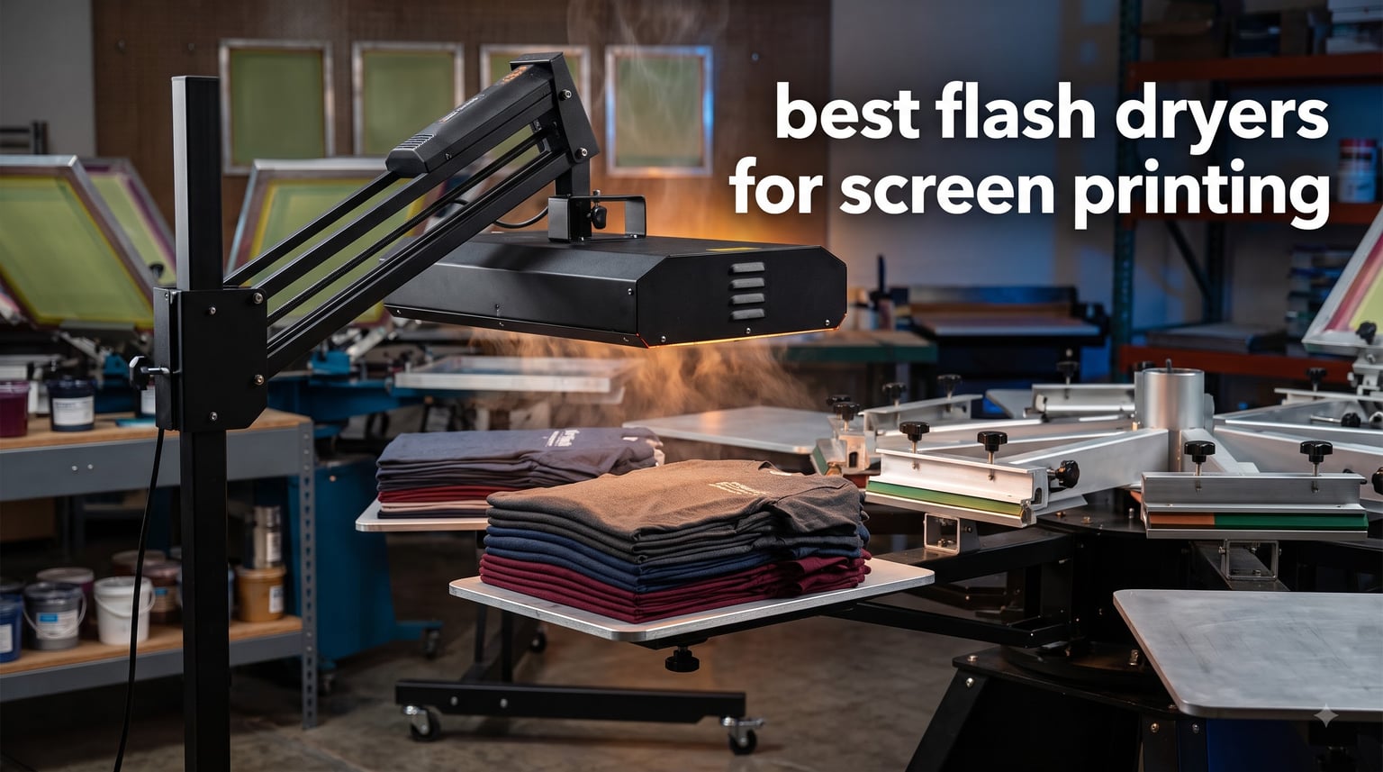 best flash dryers for screen printing
