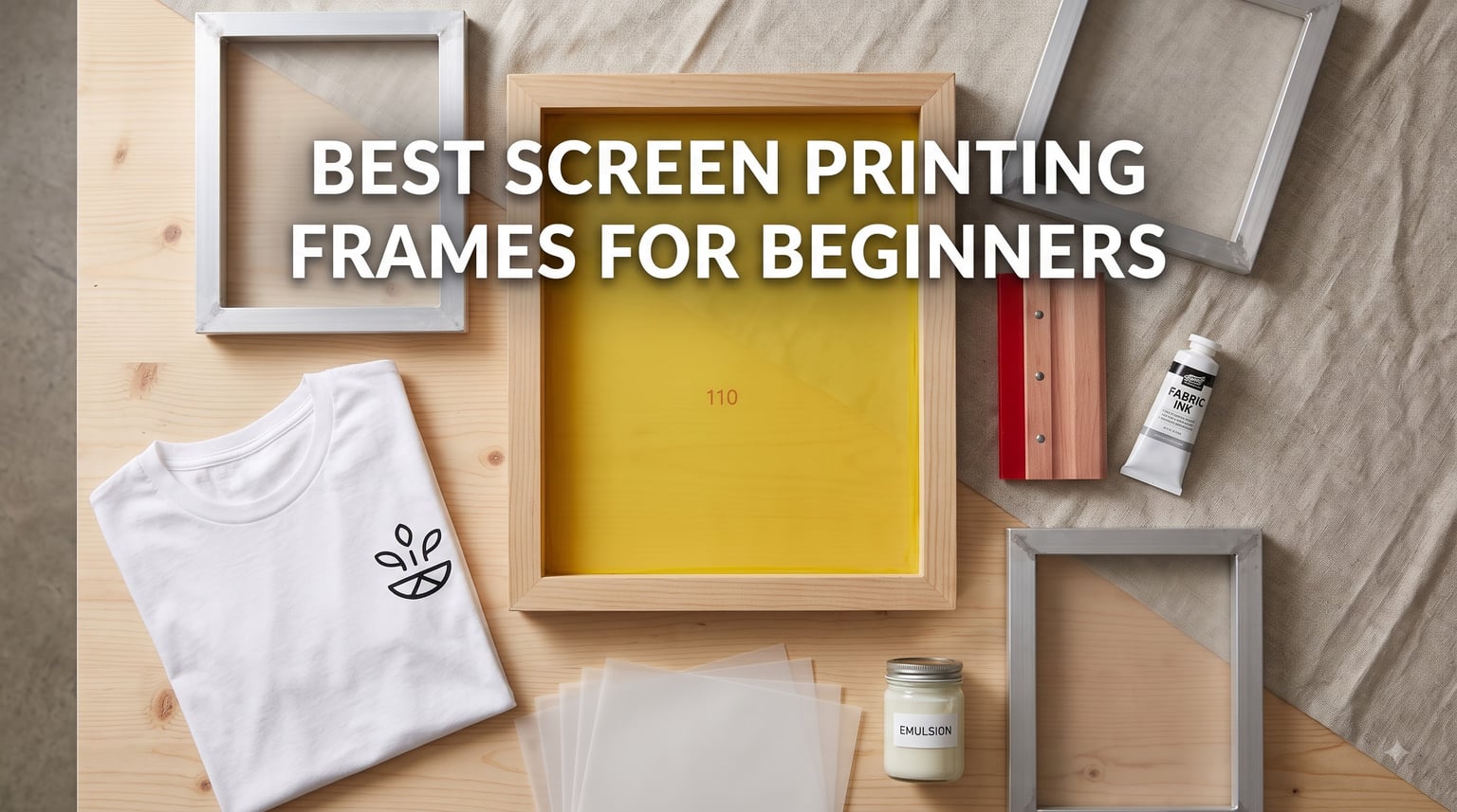 best screen printing frames for beginners