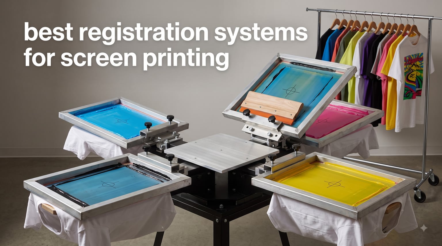 best registration systems for screen printing