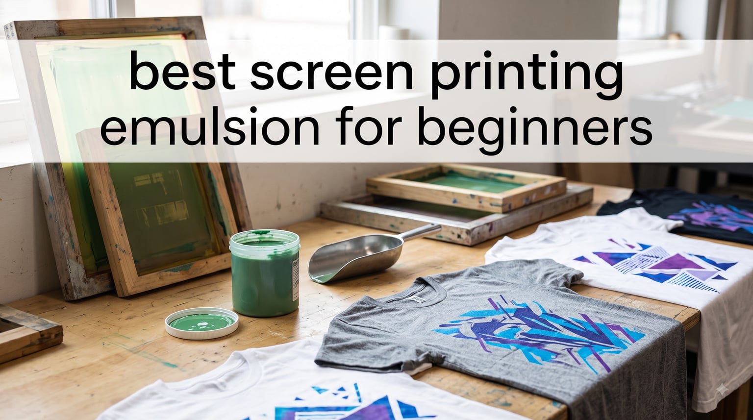 best screen printing emulsion for beginners
