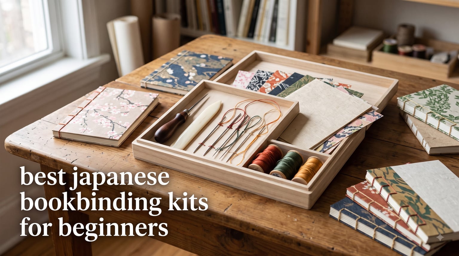 best japanese bookbinding kits for beginners