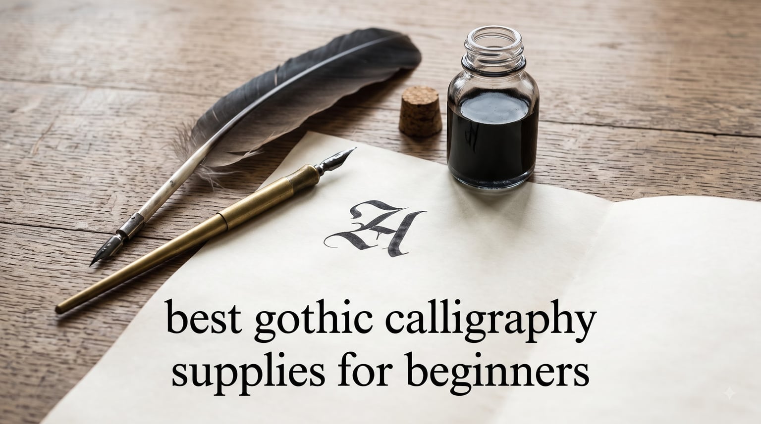 best gothic calligraphy supplies for beginners
