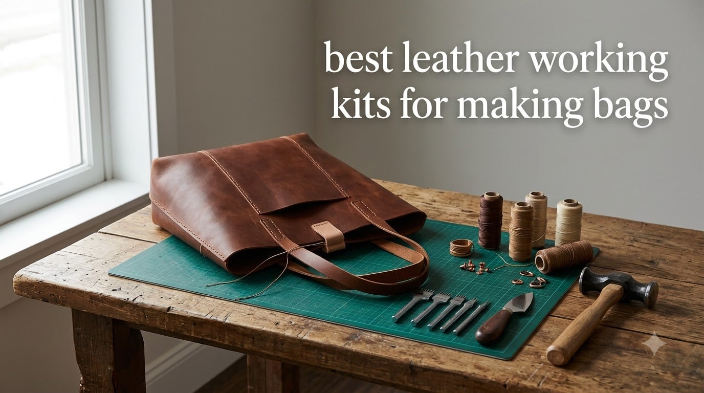 best leather working kits for making bags