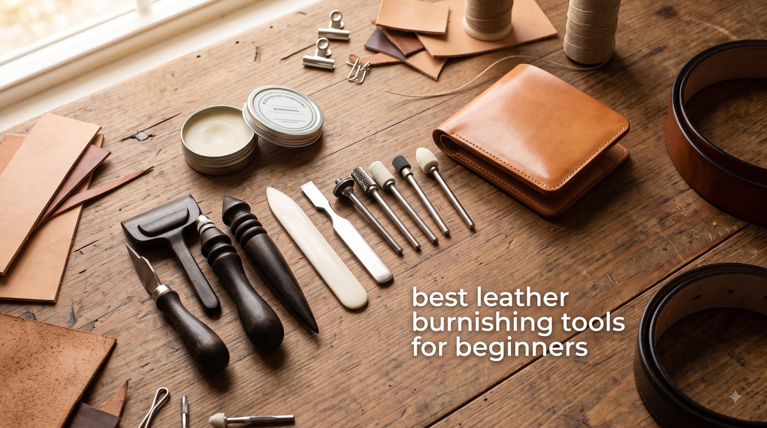 best leather burnishing tools for beginners