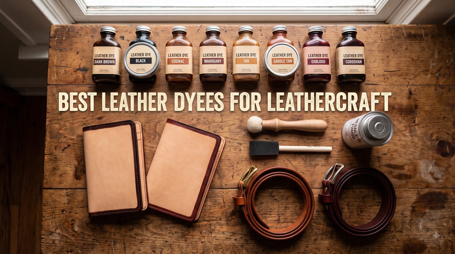best leather dyes for leathercraft