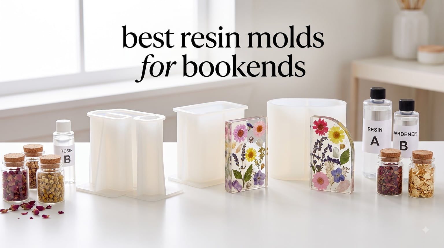best resin molds for bookends